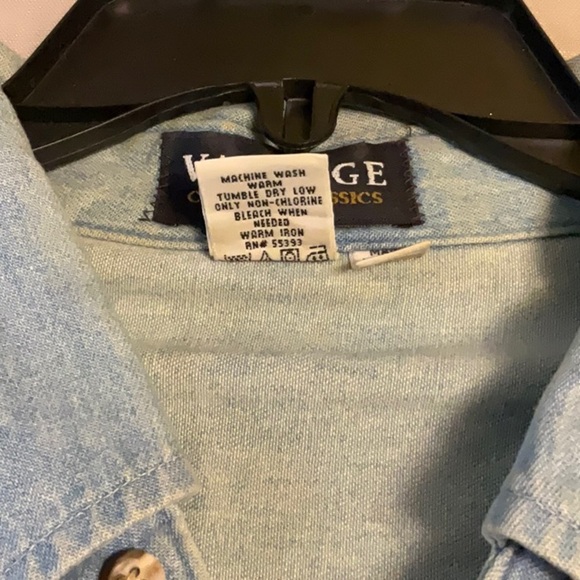 Men's Light Blue Casual Button Down Shirt - Picture 4 of 4